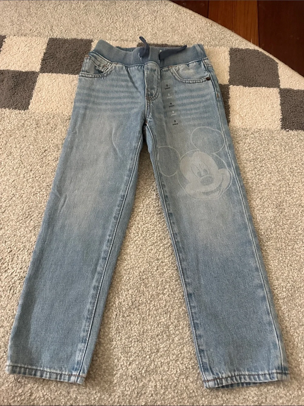 Boys Mickey Mouse denim pants